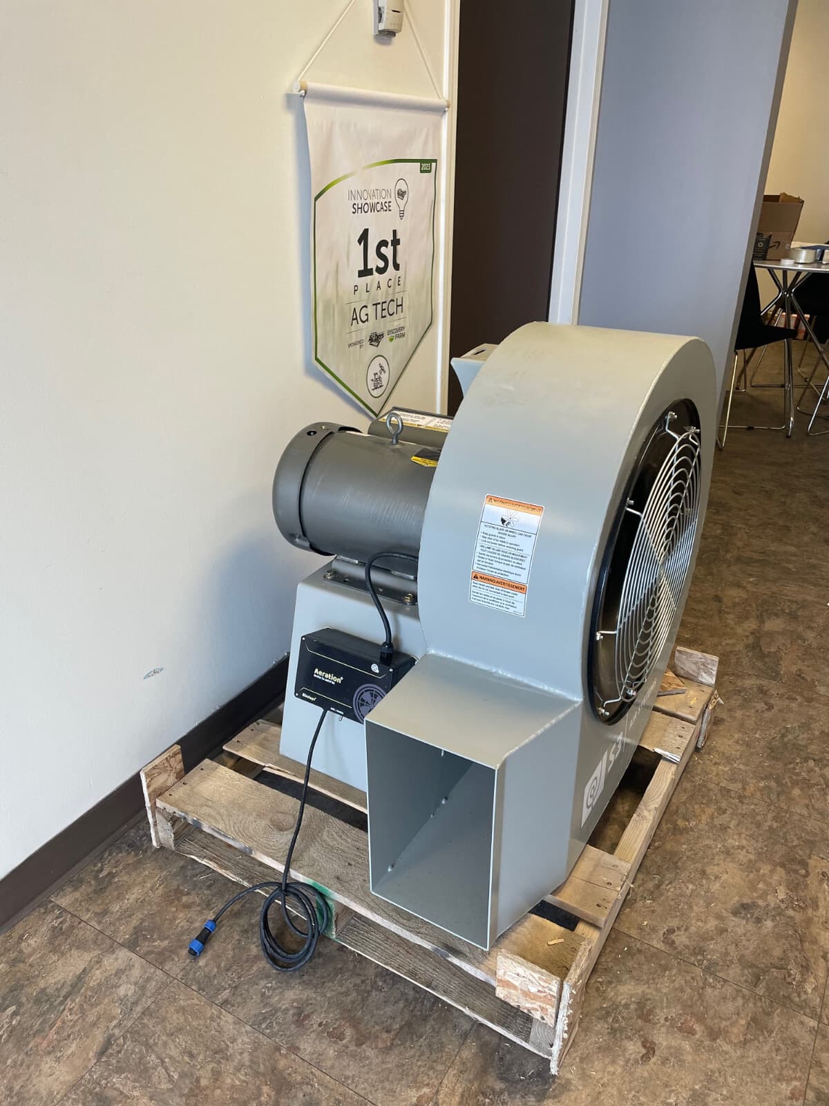 S3 Aeration Fan Single phase 7.5 HP Canadian made Fan Automation Control ready 3