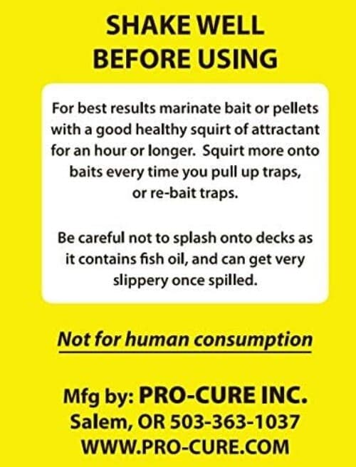 Attractive Liquid Shrimp Oil & Crab Oil - 1/2 Gallon for Optimal Fishing 4