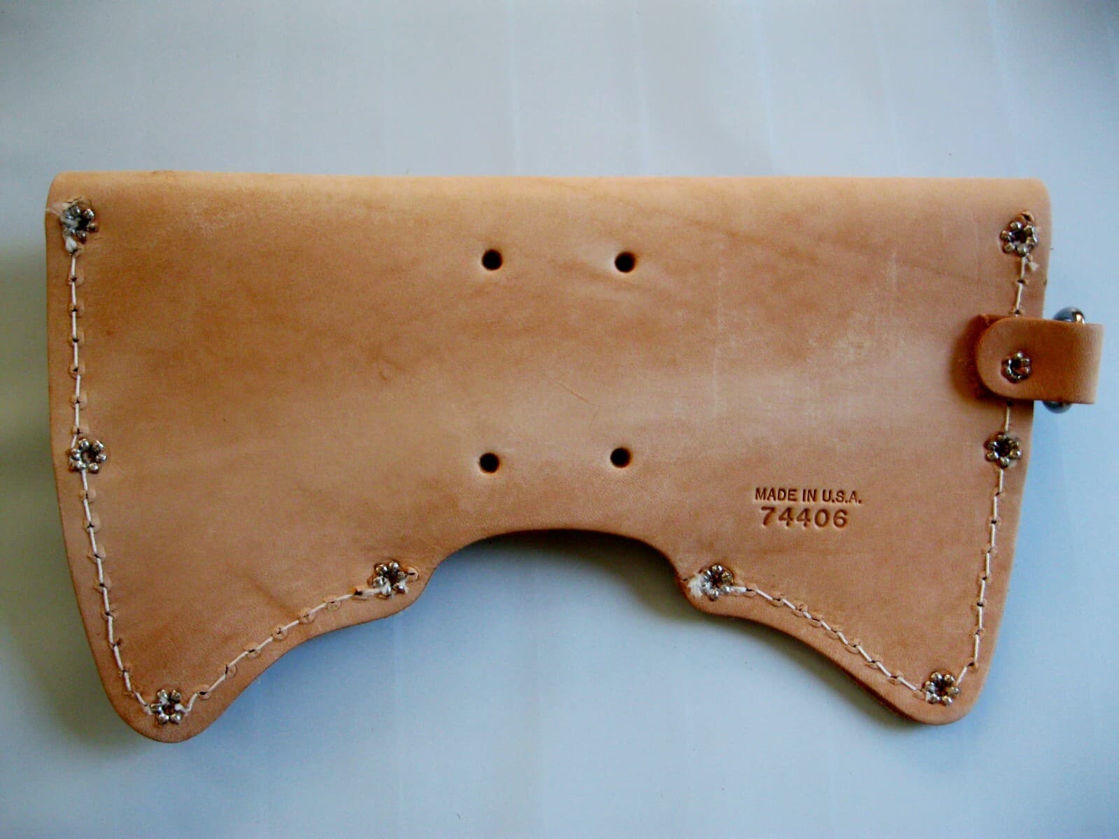 Cruiser Axe Sheath 2.5 lb. Double Bit Leather With D- Ring Made in USA 3