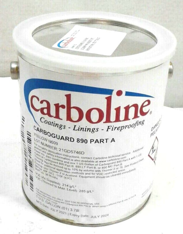 Carboline Coatings Carboguard 890 Part A Yellow N609 1 Gallon 4