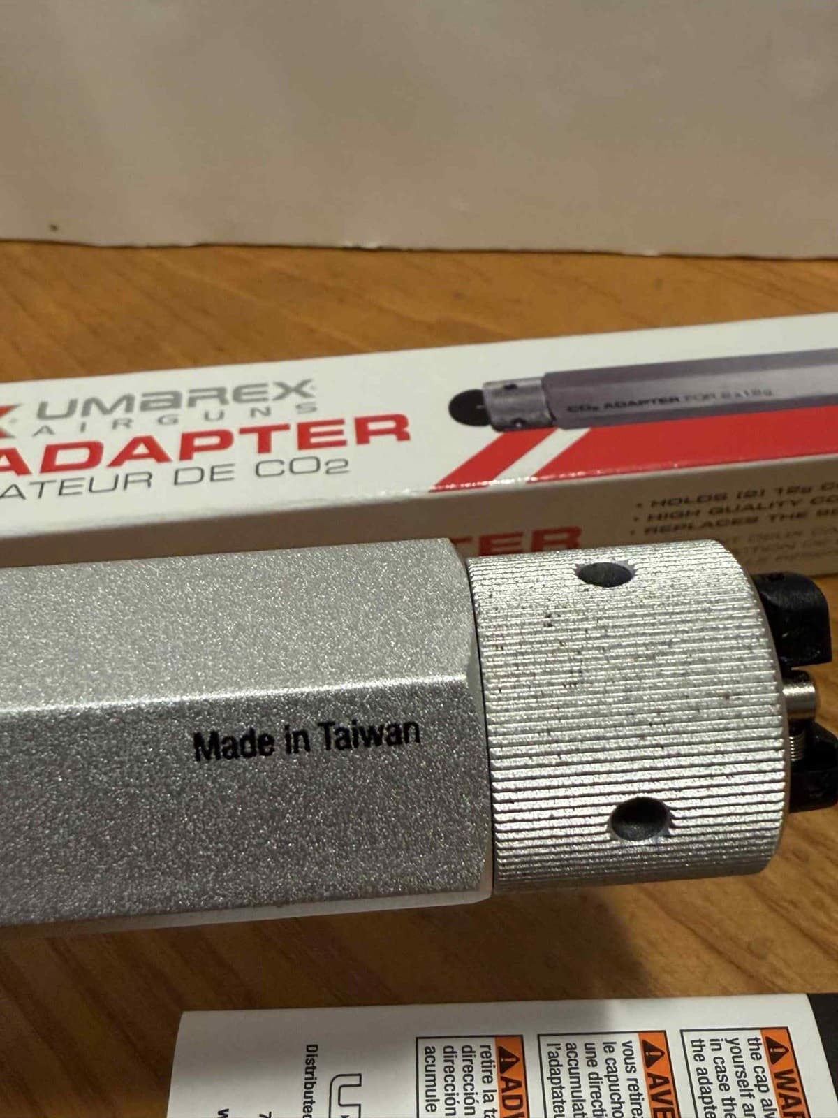 Umarex 2 x 12 Gram Co2 Adapter For Air Rifles 4