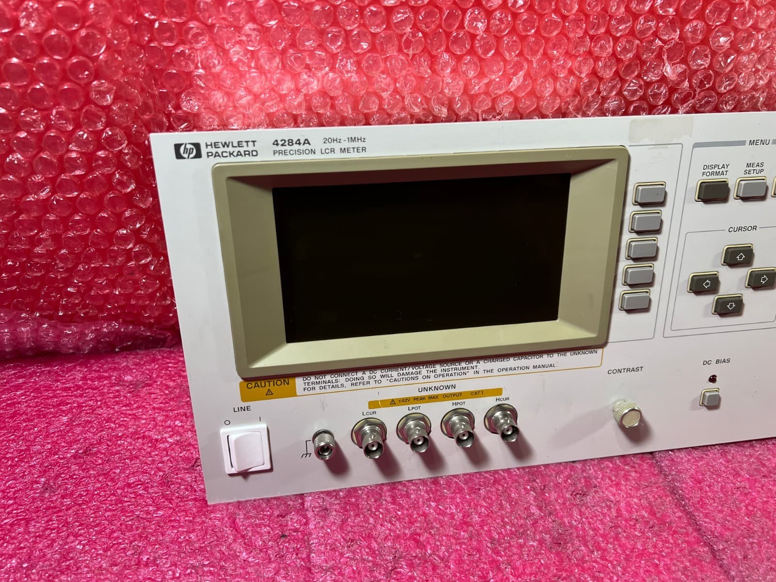 HP Agilent 4284A Precision LCR Meter ''Panel only'' 04278-66590 2