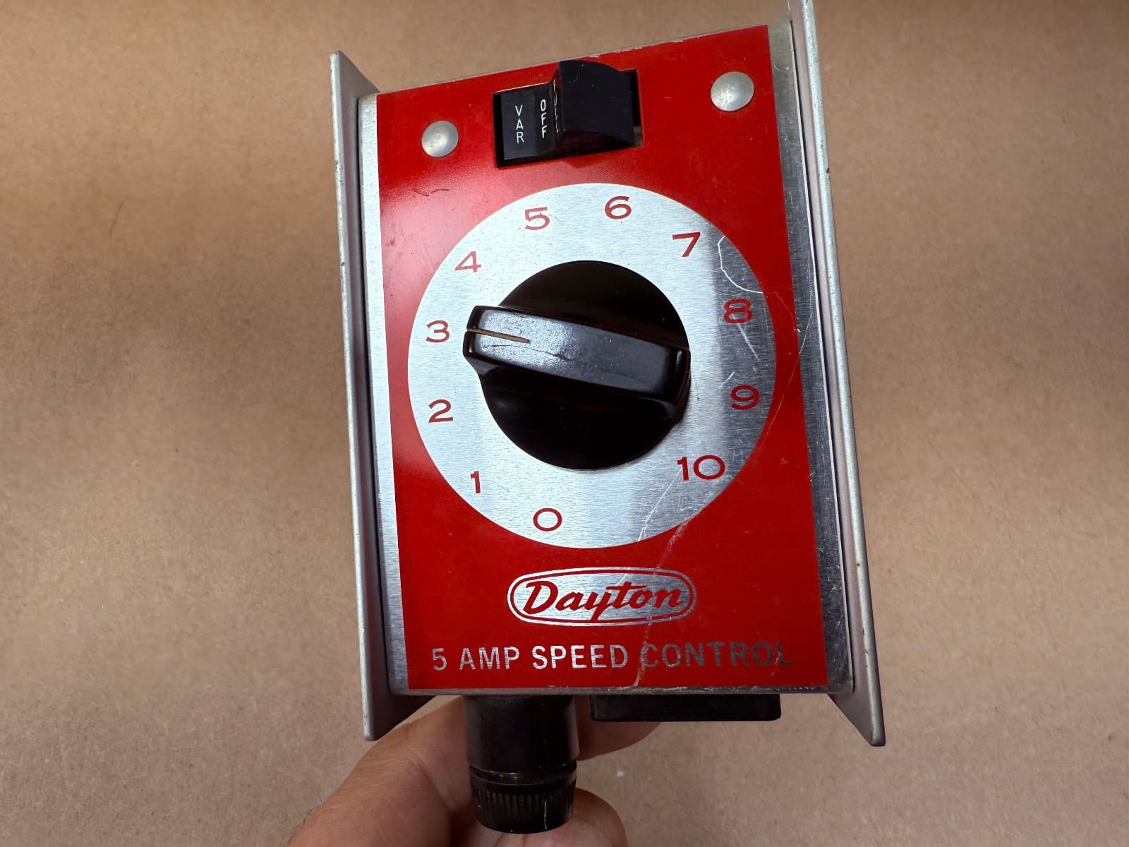 Tested - Dayton 5 amp Electronic Variable  Speed Control No.4X599 - USA 2