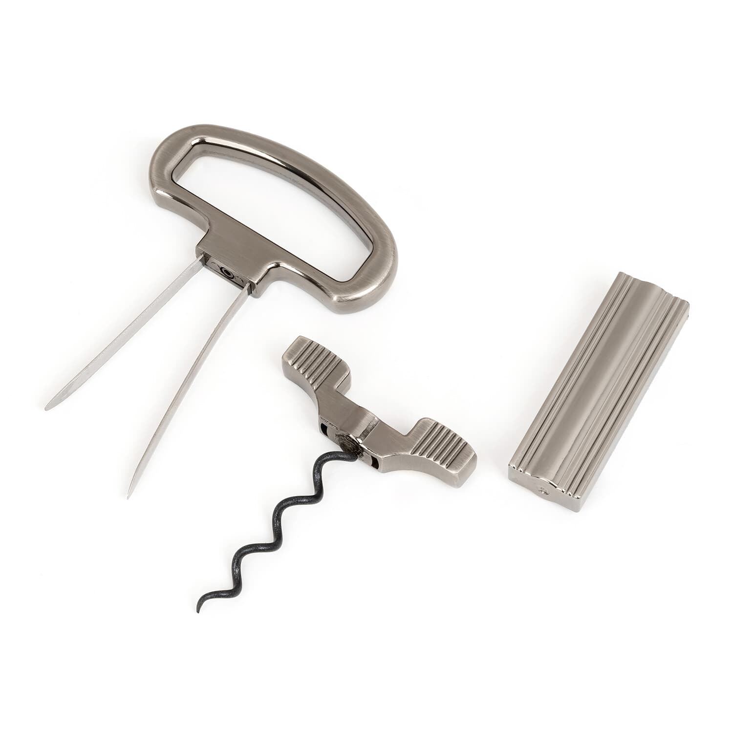 Two-Prong Cork Puller Remover Ah-So Old Wine Opener Multifunction Beer Corkscrew 2