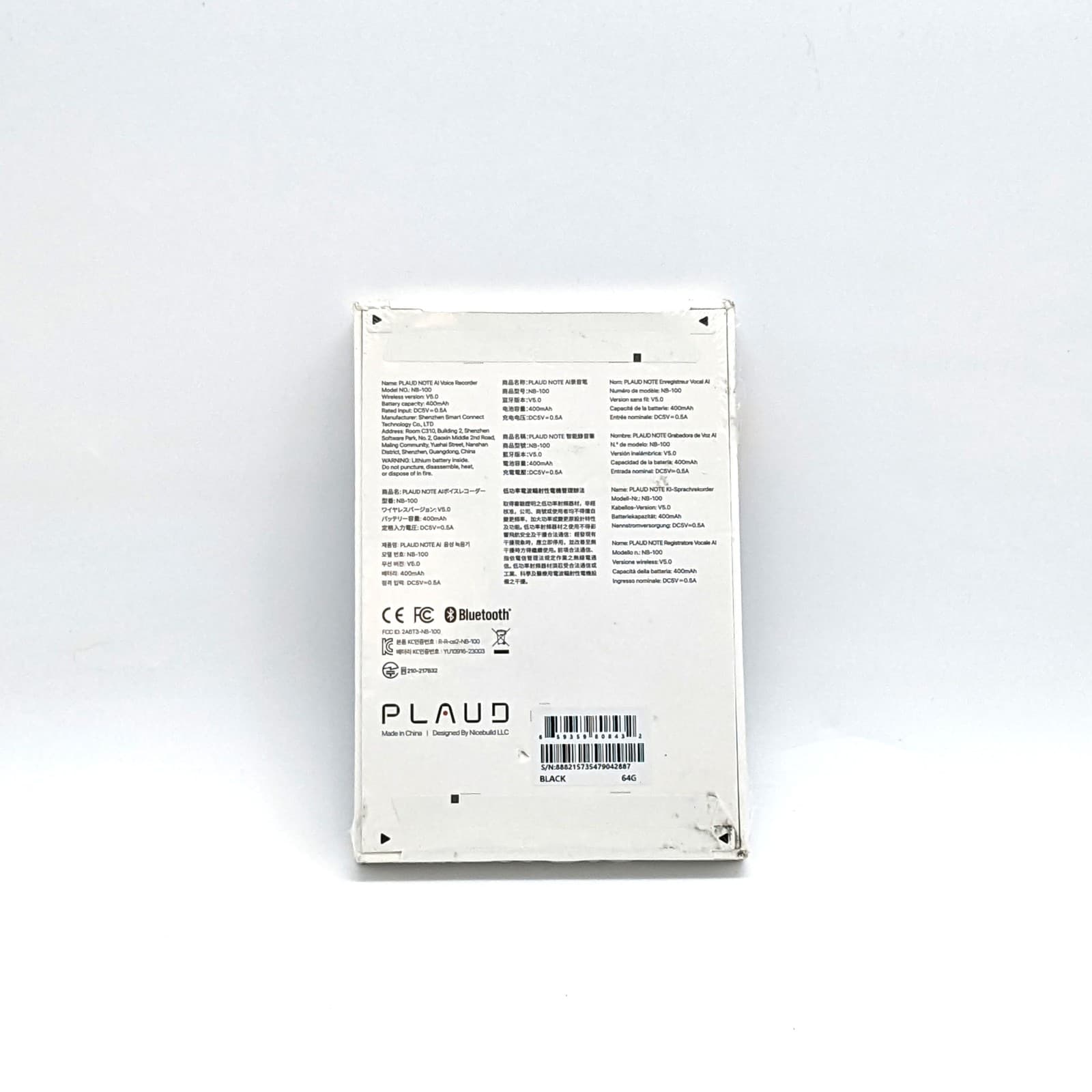 Plaud Note ChatGPT Empowered AI Voice Recorder with Magnetic Case Black 4