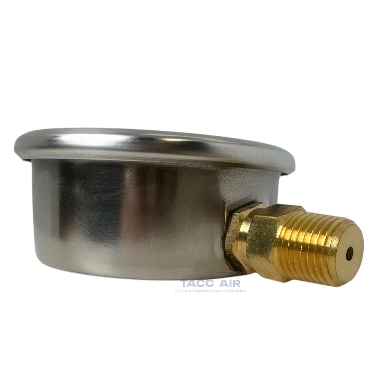 2.5" Liquid Filled Lower Side Mount Pressure Gauge 300 PSI Stainless 1/4" NPT 5