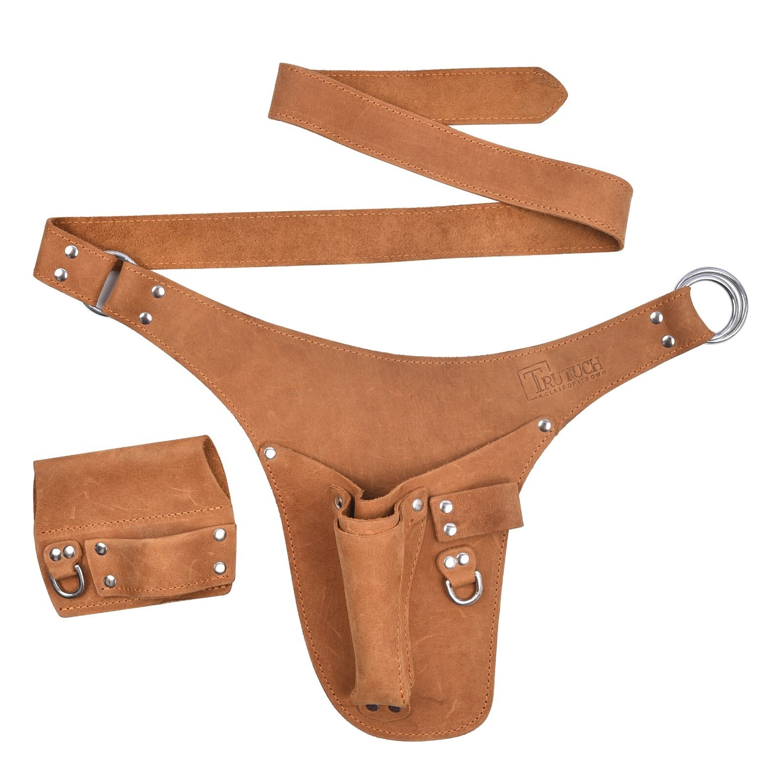 TRUTUCH Leather Garden Tool Belt for Men Women | Gardening Tool Pouch | Gardener 2