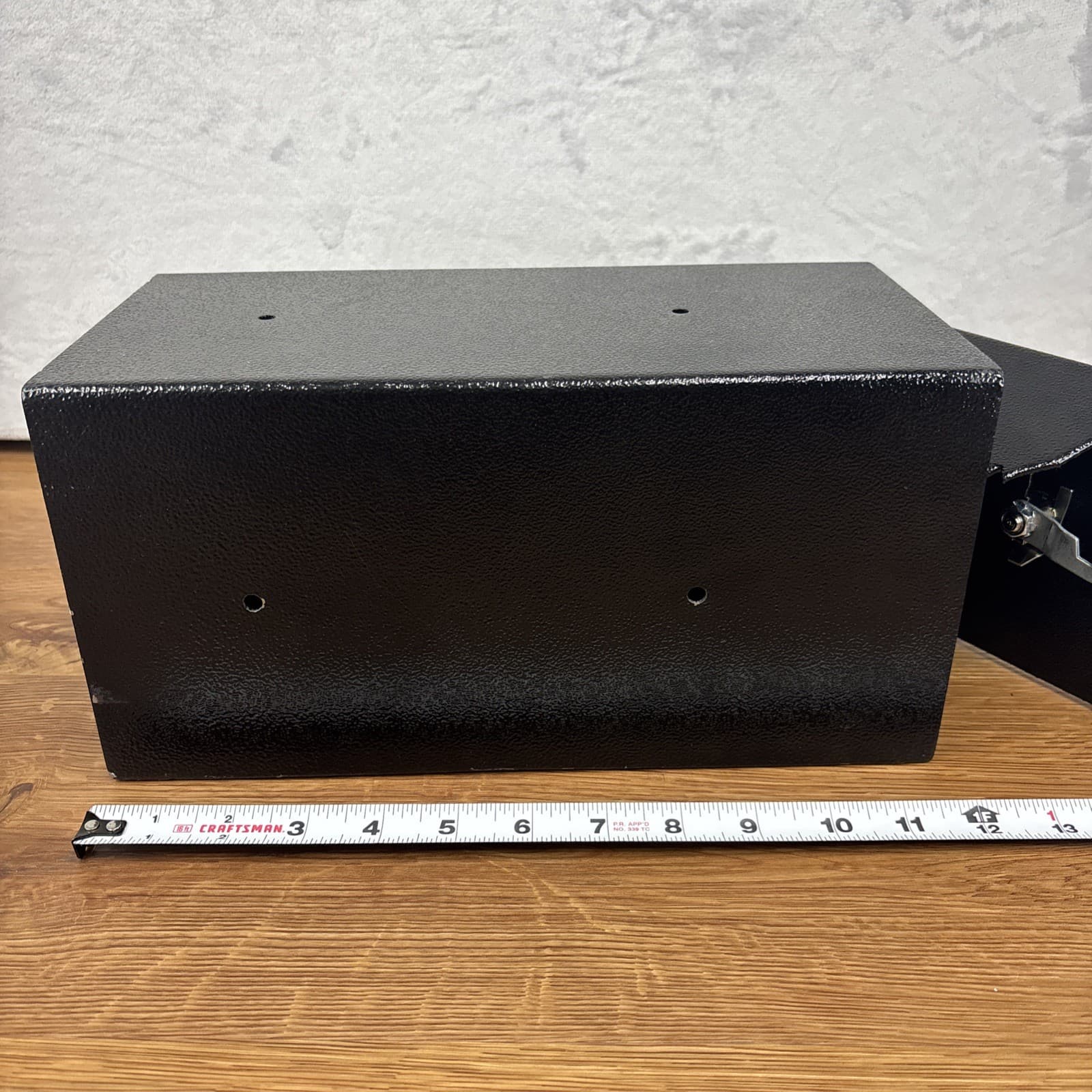 Under Counter Safe Mailbox Lockbox Lock & Key Heavy Gauge Steel Mountable 4