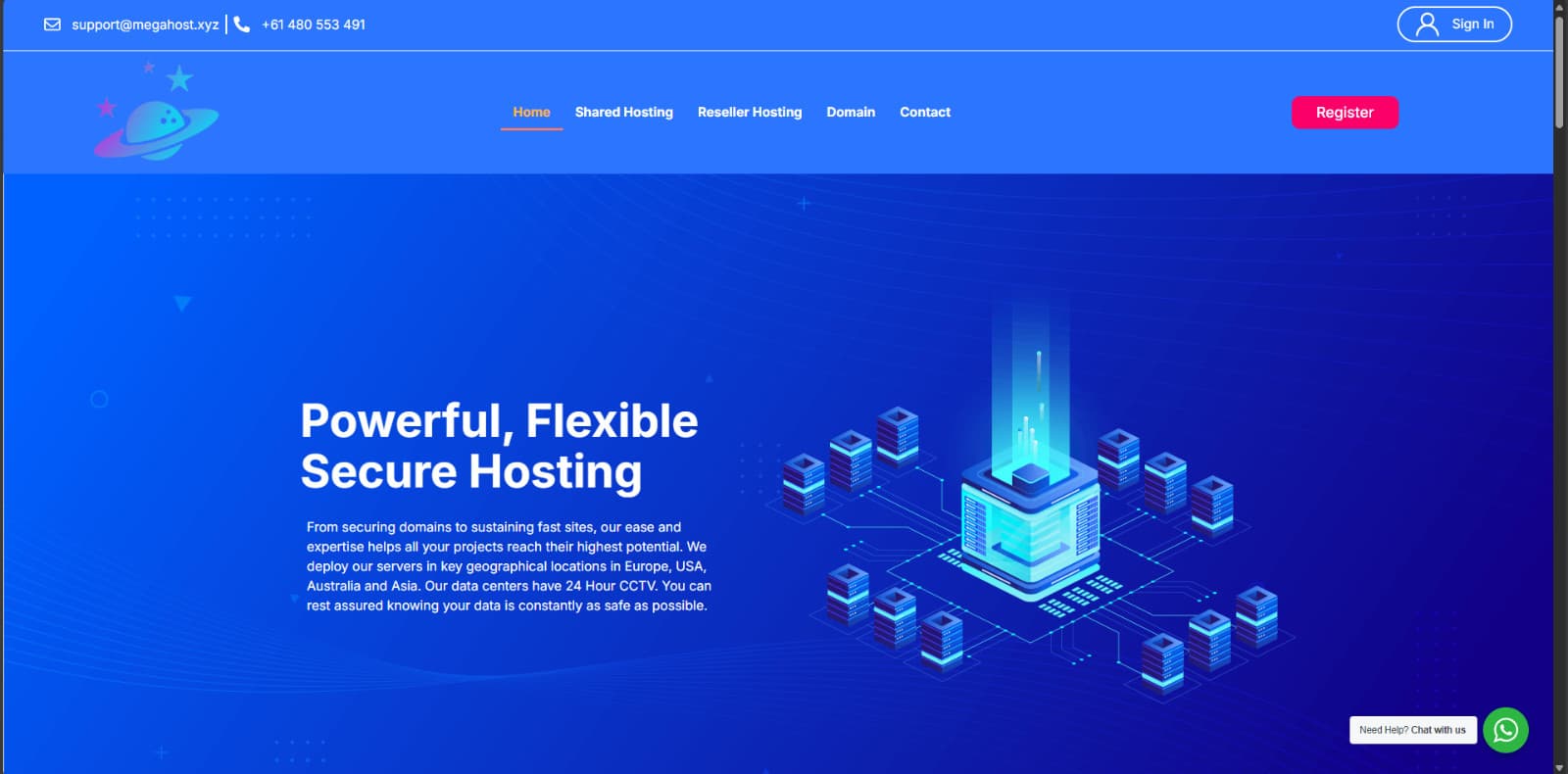 cPanel Web Hosting with FREE SSL CloudLinux & LiteSpeed Fast NVMe SSD 25 Domains