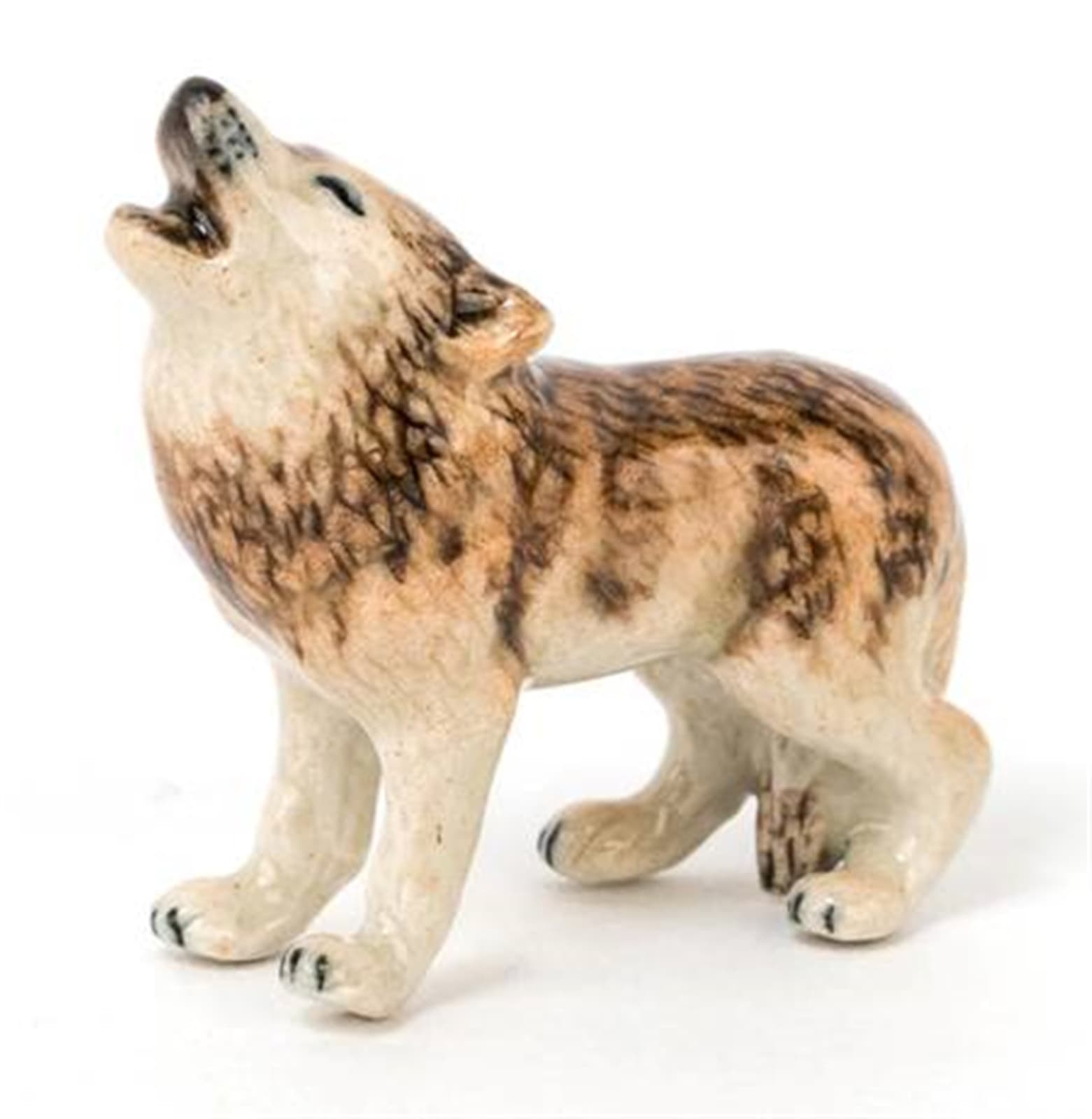 ➸ LITTLE CRITTERZ Forest Animal Miniature Figurine Wolf Lobo