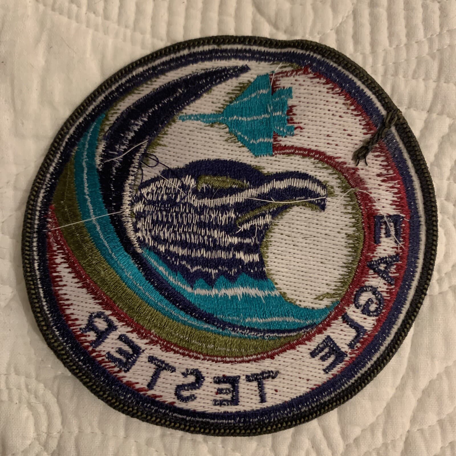 US Air Force Patch Security Police Squadron F-15 Eagle Tester Embroidered 3