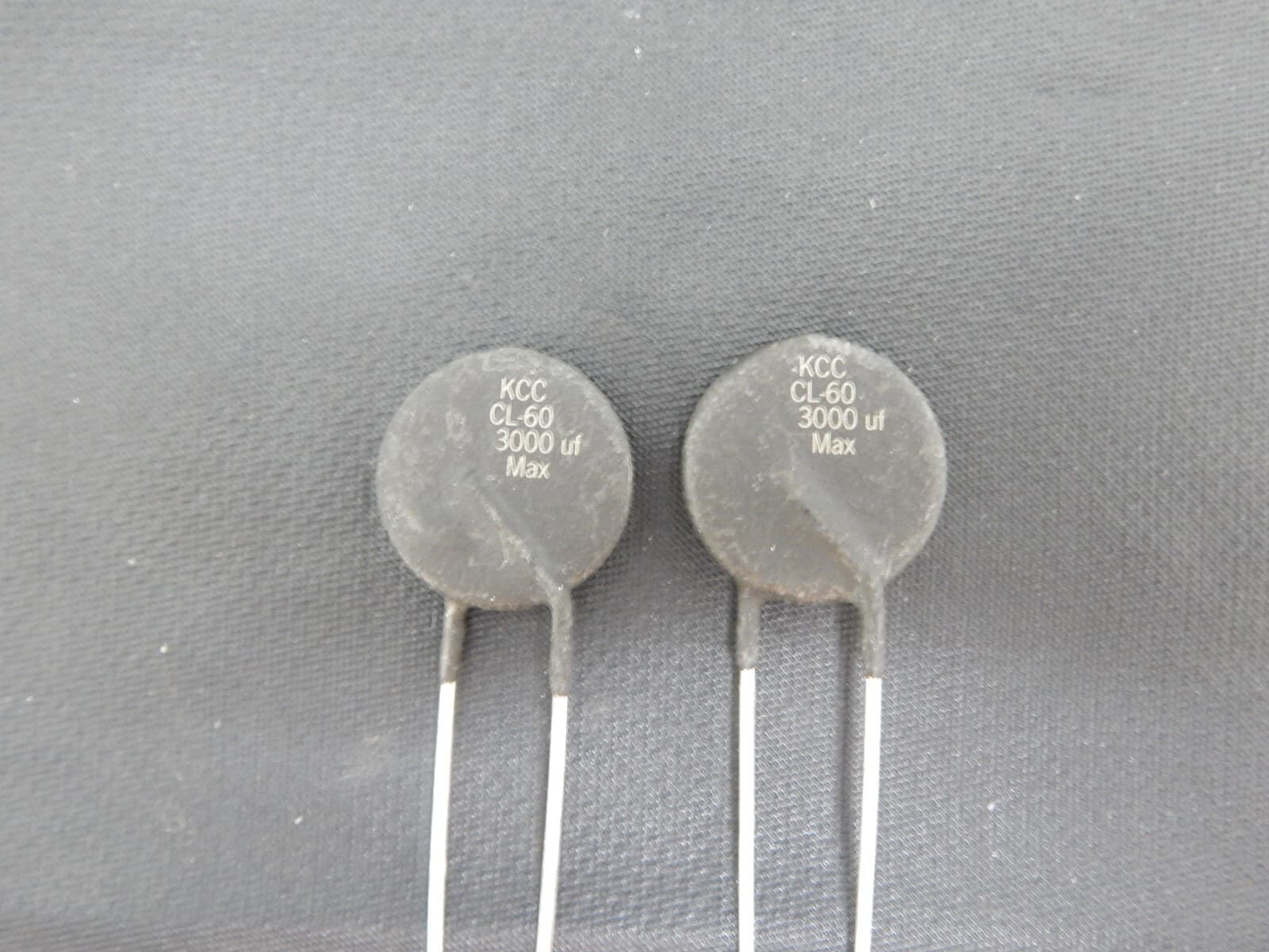 KEYSTONE CL-60 Thermistor NTC 10 Ohm 25% 2-Pin Radial - LOT OF 2 - FAST SHIPPING 2