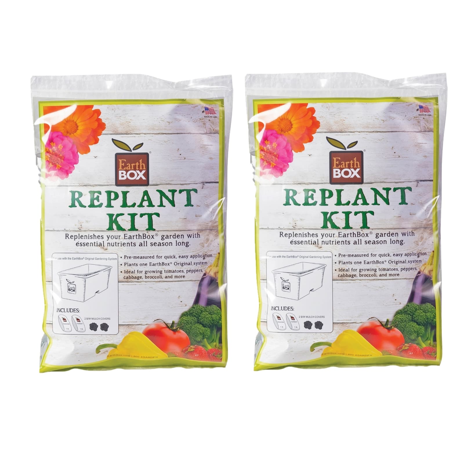 Novelty EarthBox® Natural Replant Outdoor Fertilizer Kit (Pack of 2)