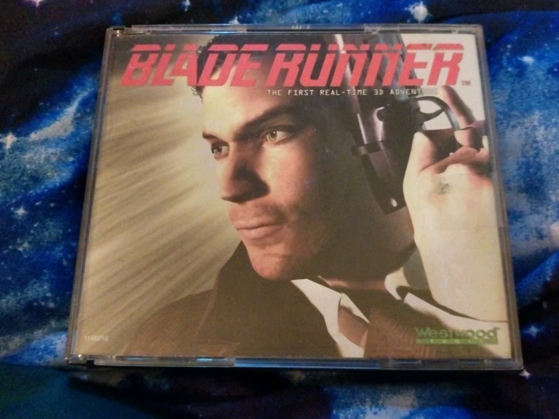 Blade Runner PC COMPUTER 4 DISC CD-ROM VIDEO GAME Westwood Studios Film Movie TV