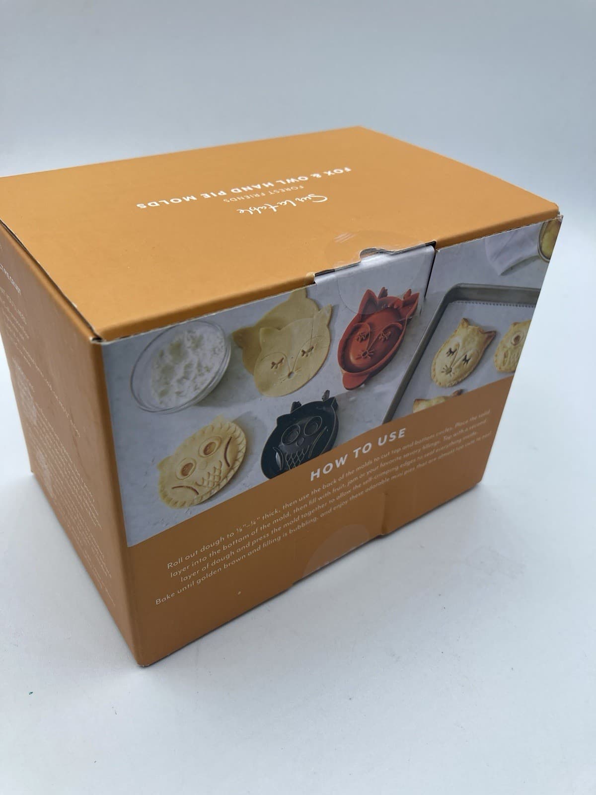 Sur la Table Forest Friend Fox and Owl Hand Pie Molds NEW IN BOX SEALED 4