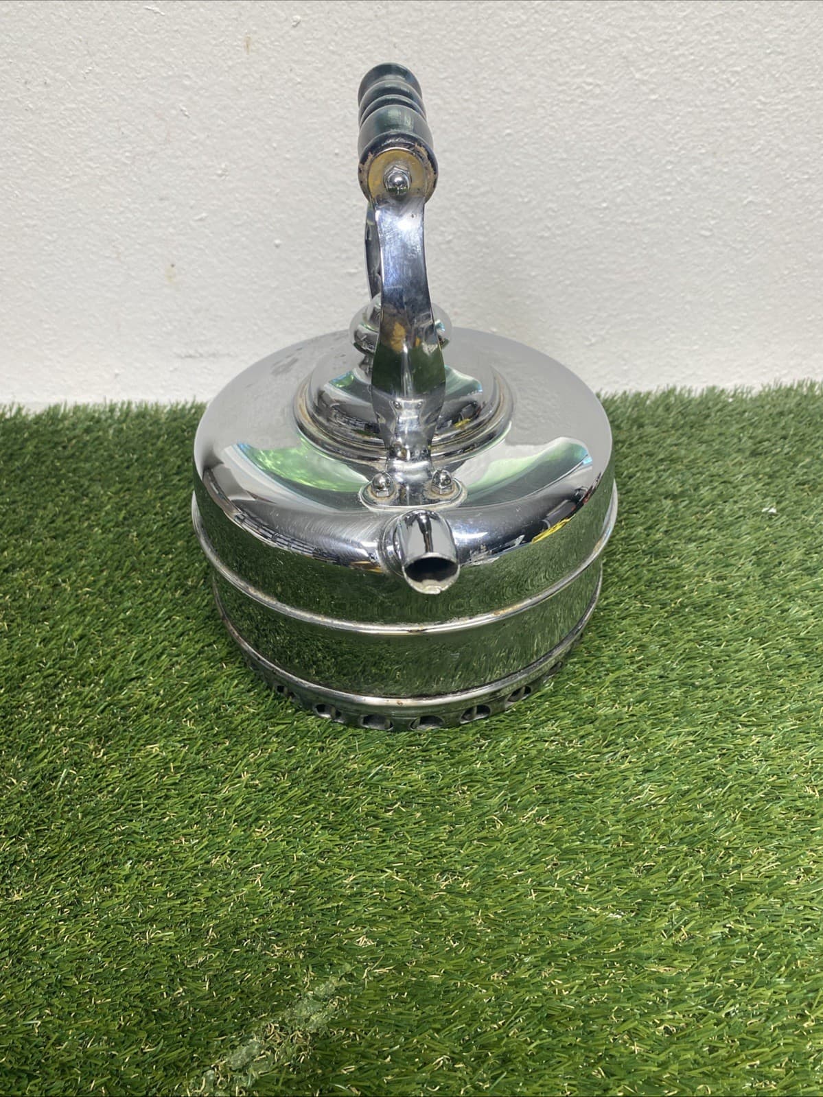 VTG The Simplex Patent Kettle Chromed Solid Copper Reg # 786743 England Whistles 5