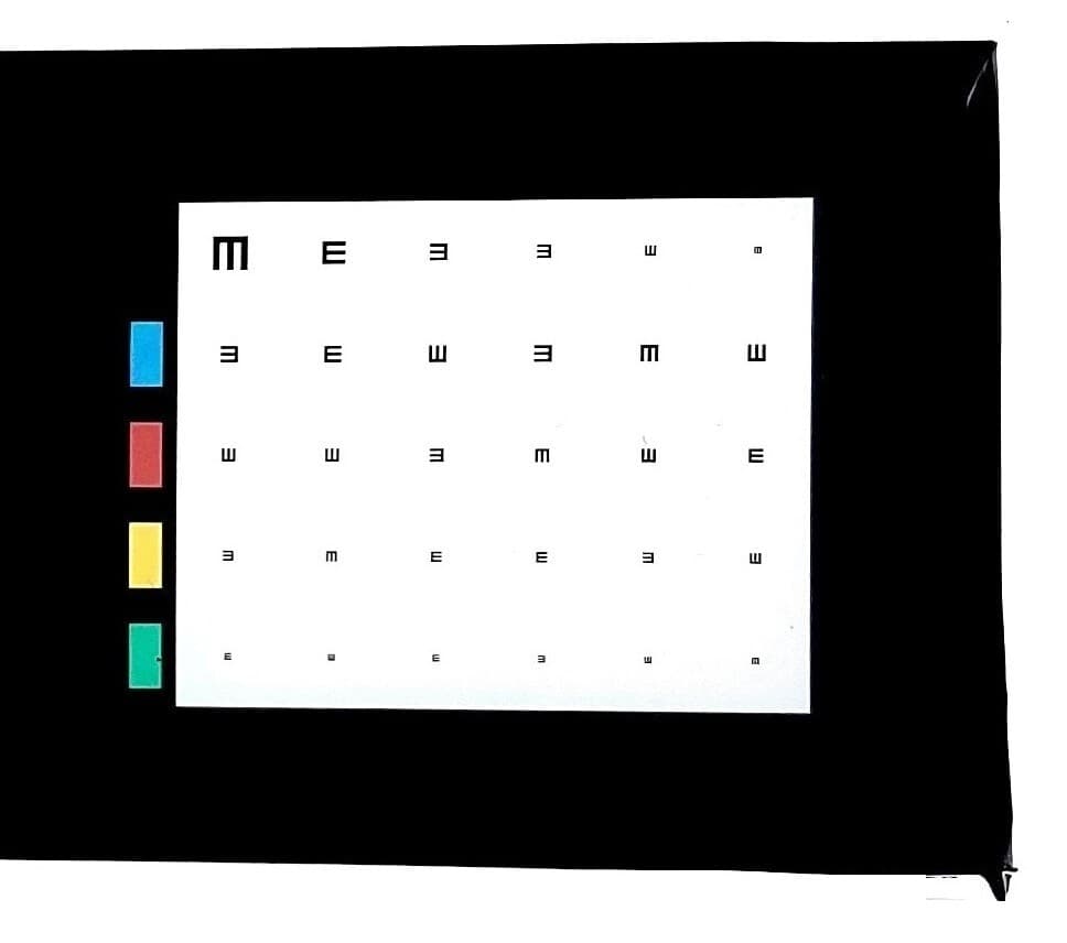TITMUS SAS-PT "E" Symbol Acuity Slide for i300 i200 i400 i500 Vision Screener #2 4