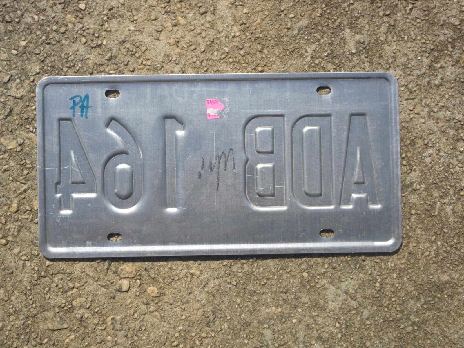 2020 Northern Mariana Islands License Plate CNMI USA Pacific Ocean ADB 164 2