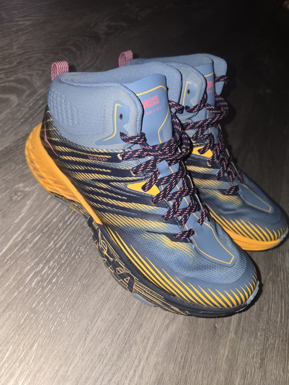 Hoka Speedgoat Mid 2 Goretex Waterproof Hiking Trail Running Shoes Sz 9.5  3