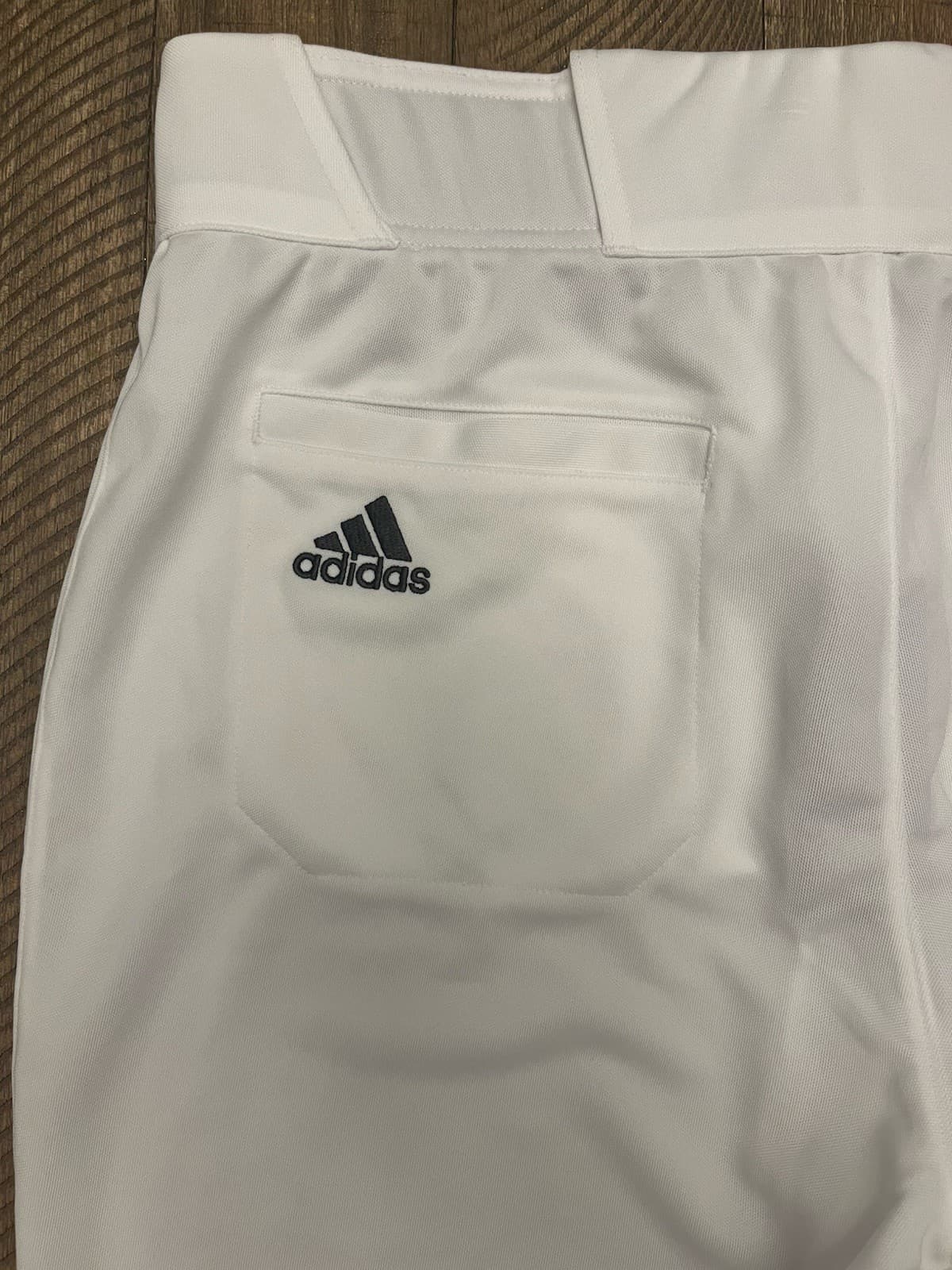 NWT- Adidas Icon Pro Knee Length White Baseball Pants GQ9220 Men's Size L 3