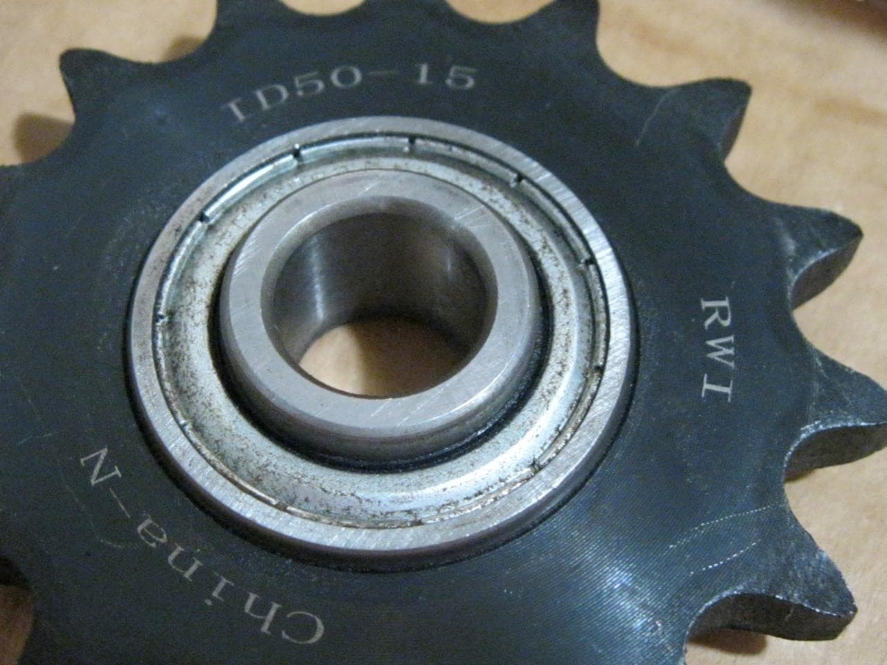 *Lot of 2* RWI ID50-15 Roller Chain Sprocket 5/8" Bore 15 Teeth-UNUSED 2