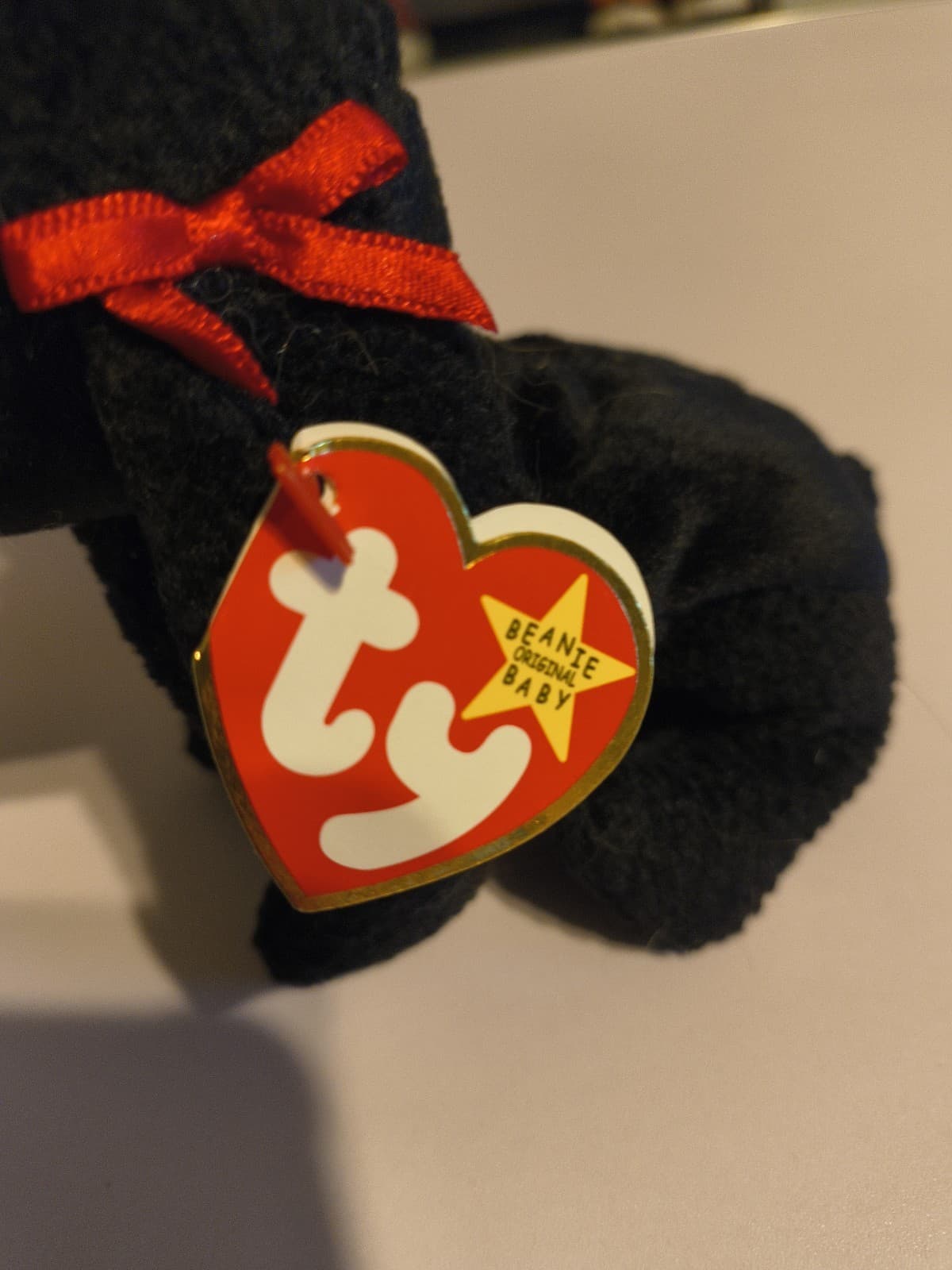 RARE TY Beanie Baby GIGI the Poodle (1997) – PVC Pellets, 1997/1998 Date Mismatc 2