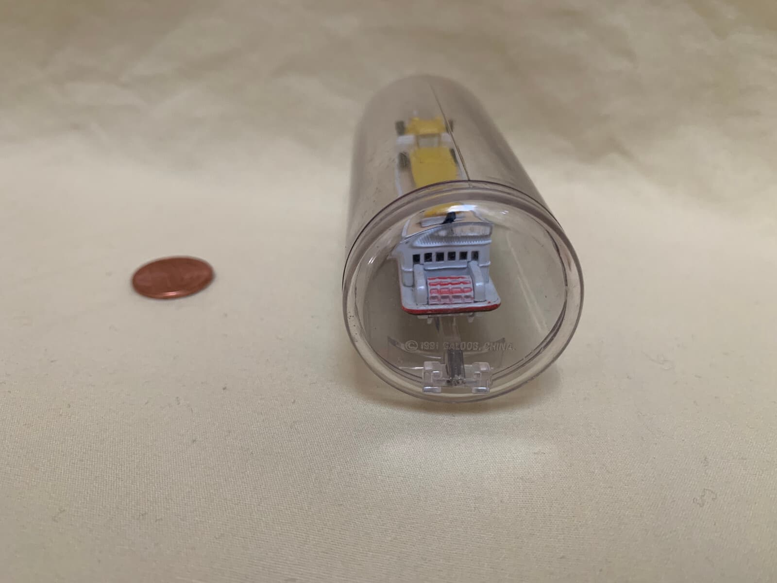 3" STERNWHEELER RIVERBOAT DIXIE PADDLEWHEEL BOAT SHIP IN A BOTTLE MICRO MACHINES 6