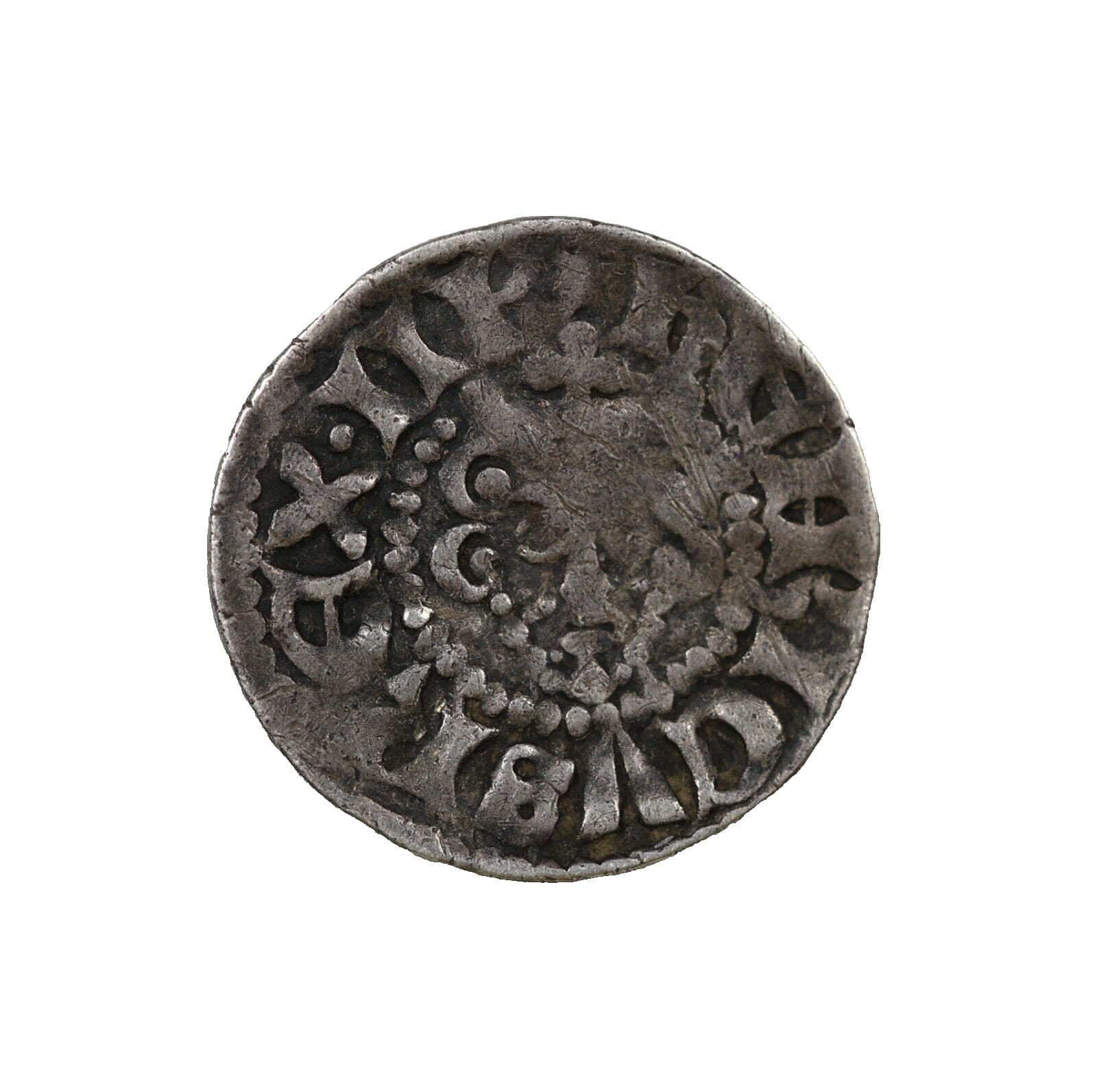 England Henry III 1216-1272 AD AR Silver Penny Long Cross Canterbury Mint