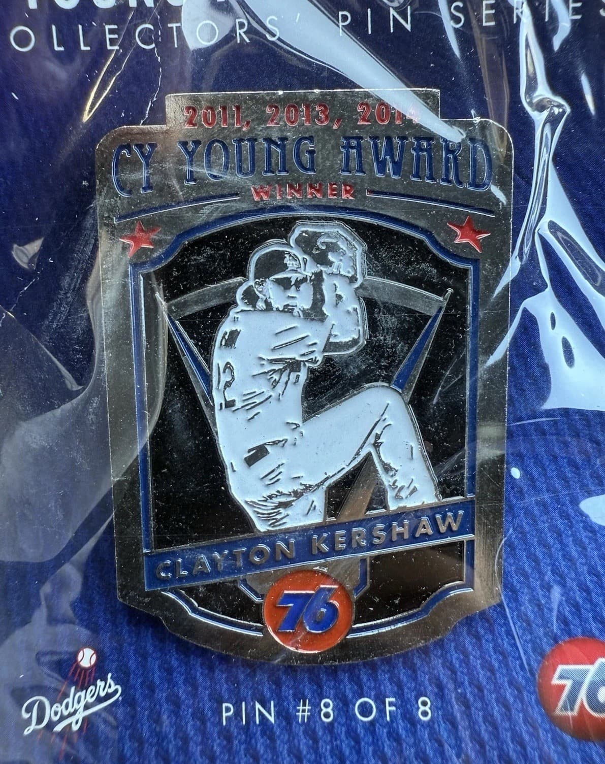 CLAYTON KERSHAW 2015 CY YOUNG PIN SGA DODGERS LIMITED EDITION 3