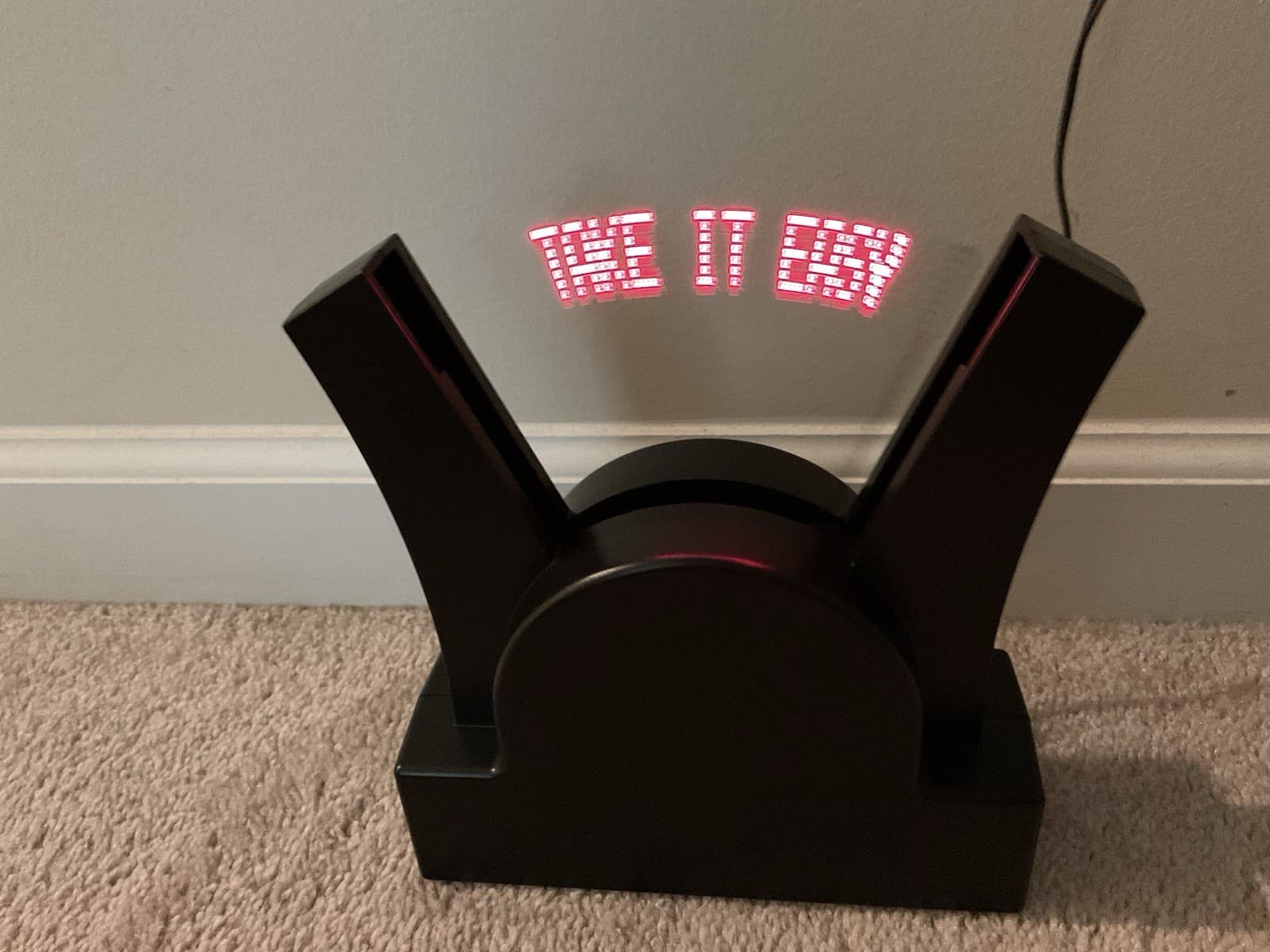 READ! Programmable Message Clock LED Display Floating Message TDE Systems 6