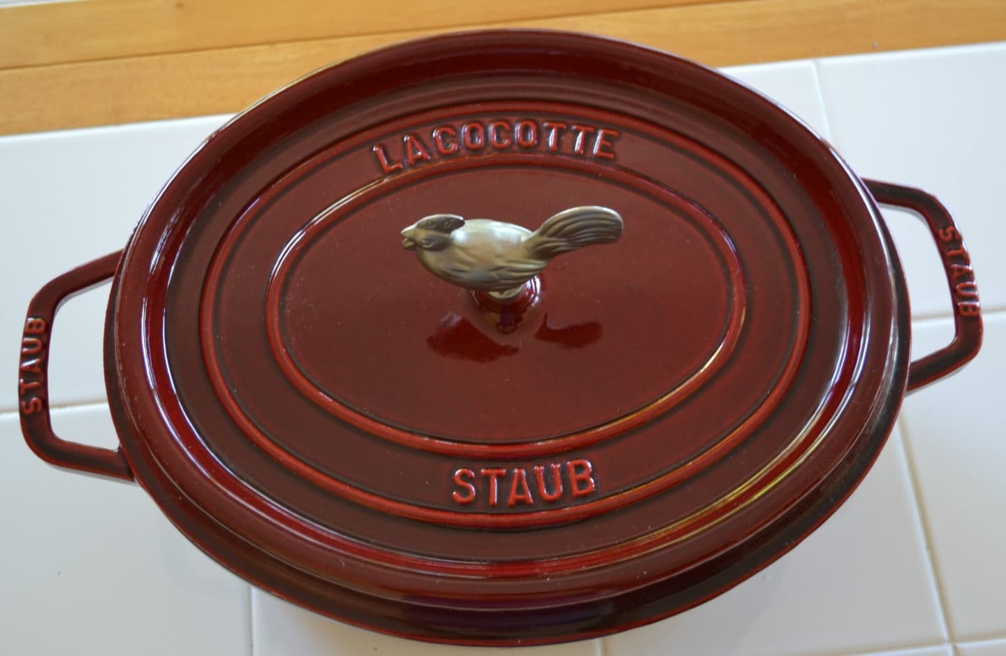 Staub Lacocotte Cast Iron Dutch Oven Made In France Grenadine Red 2