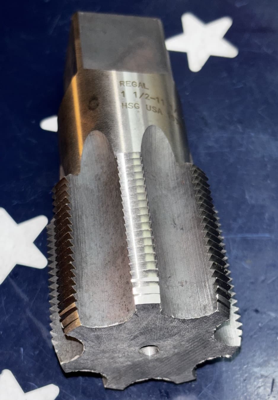 REGAL 1-1/2 - 11-1/2 Standard Pipe Tap NPS NPSM HSG 7FL  1-1/2” 11-1/2tpi  15952 4