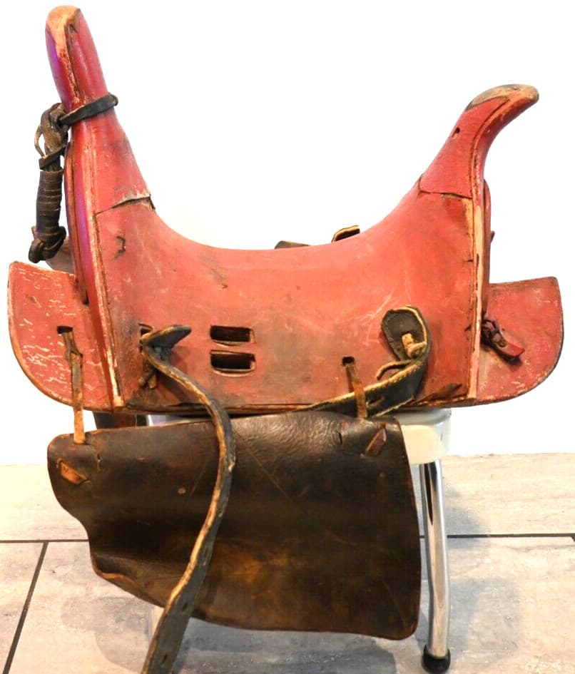 Antique  Cossack Islamic Circassian Kabardian Saddle 2