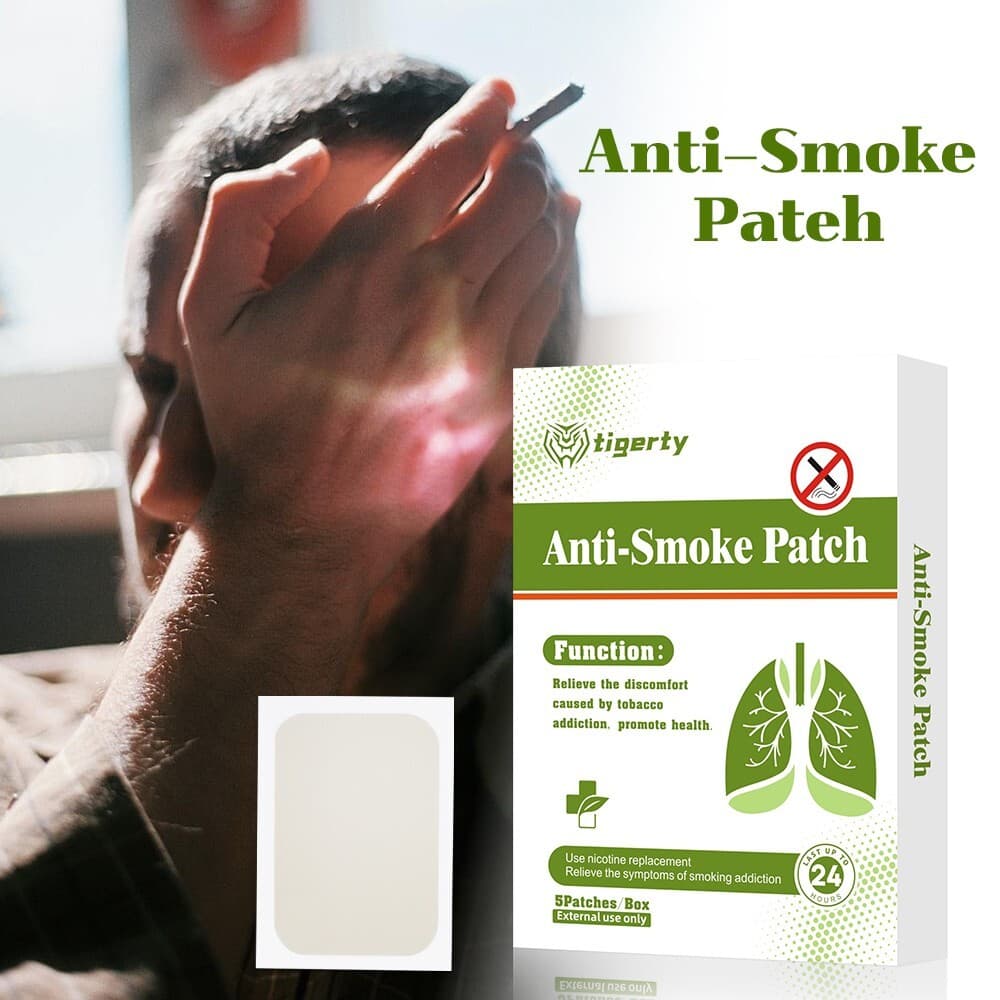 🚭5PCS Anti Smoking Patches Natural Nicotine Craving Relief Herbal Detox Aid Pad 3