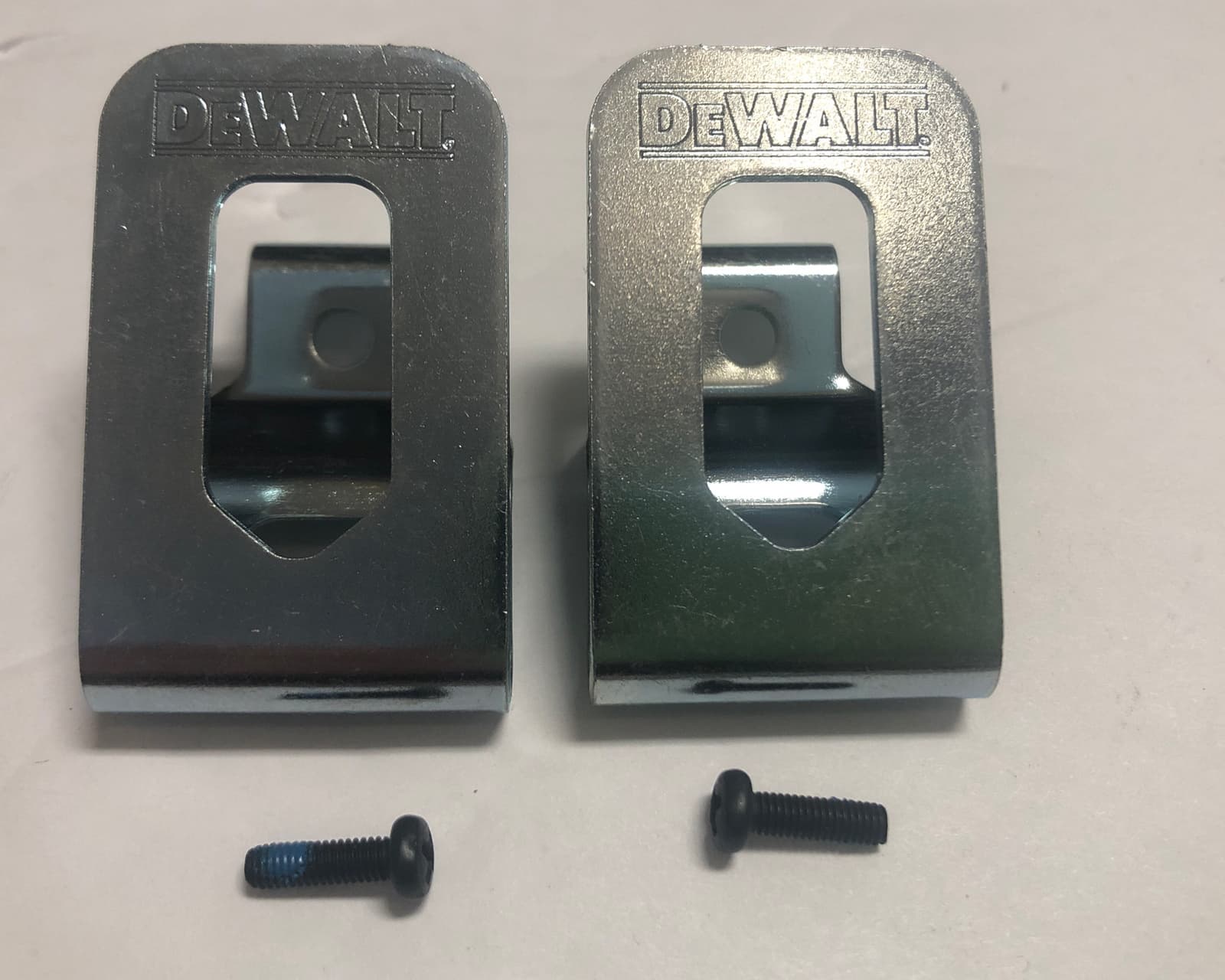 (2) NEW DEWALT Belt Clips Hooks for DCD708 DCF809 DCD996 DCF887 + Most 20V Tools 2