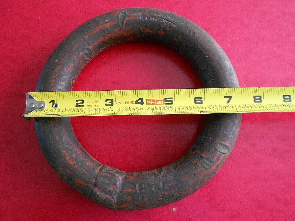 Heavy Duty LIFTING RING 5 Herc-Alloy 1 1/4" Material 5" Inside Dia. Rigging