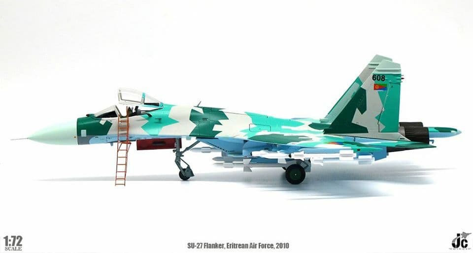 Su-27 Flanker Eritrean Air Force, 2010 Reg: 608 Scale 1/72 JCW-72-SU27-007 6