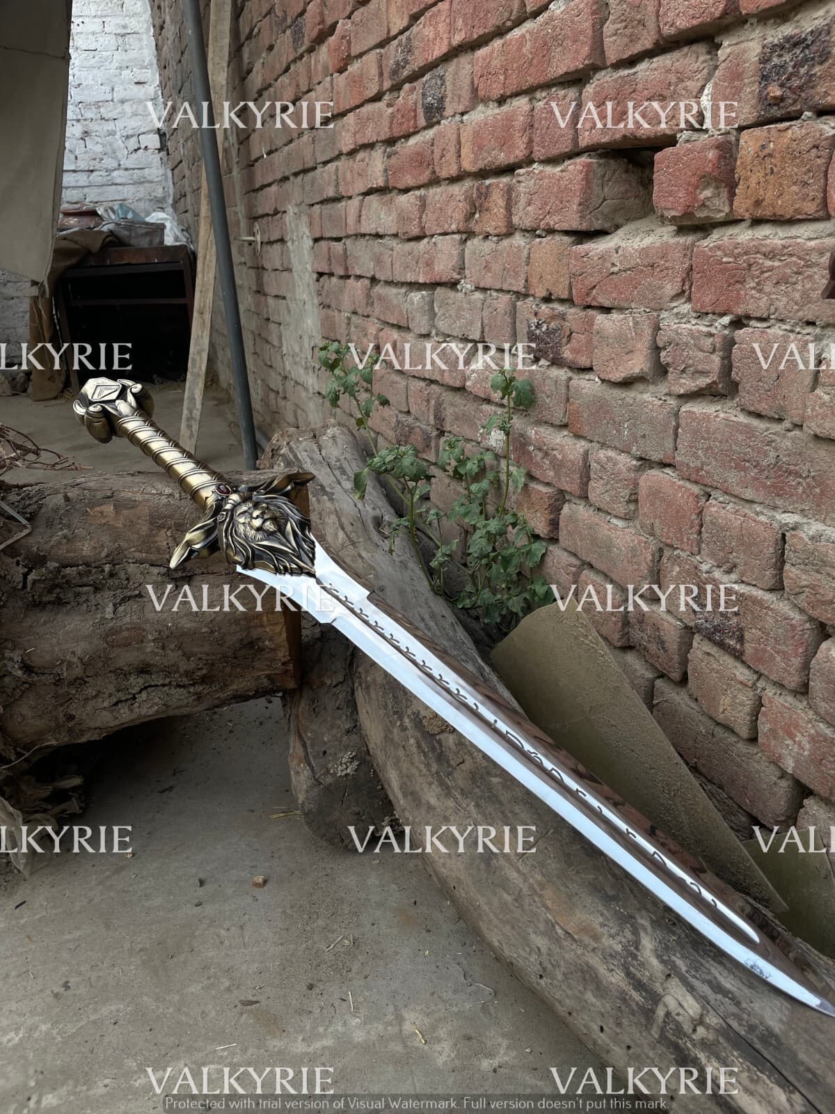 40'' world of Warcraft Royal Guard WOW sword Alliance Lion Head Stormwind sword 4