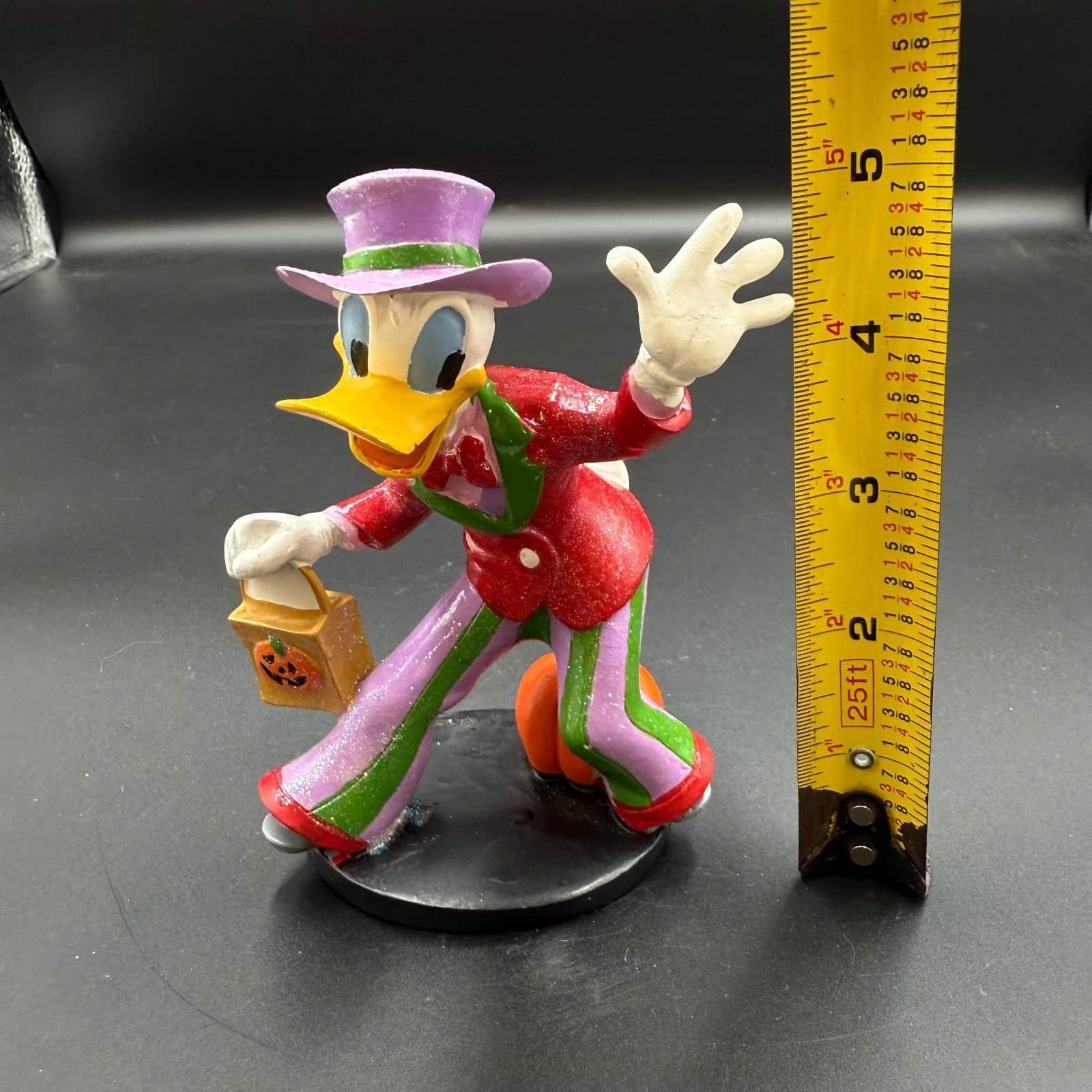 Disney Figurine Donald Duck Glitter Suit Halloween Collectible Statue 6
