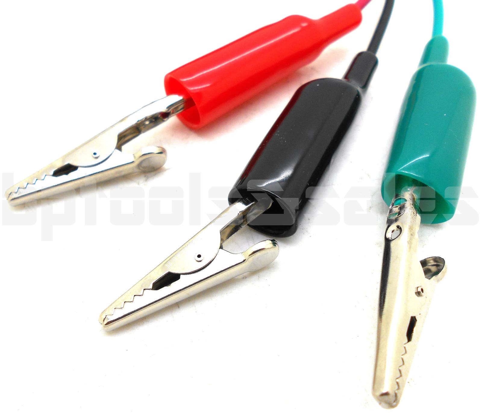 3 Wire 10 Feet Retractable Reel Test Probe Leads 18 Gauge Alligator Clips Tool 2