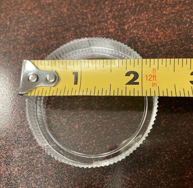 2" Replacement Clear Regulator Gauge Lens Cover, 1/4 Turn Twist Lock, 4 Lenses 2