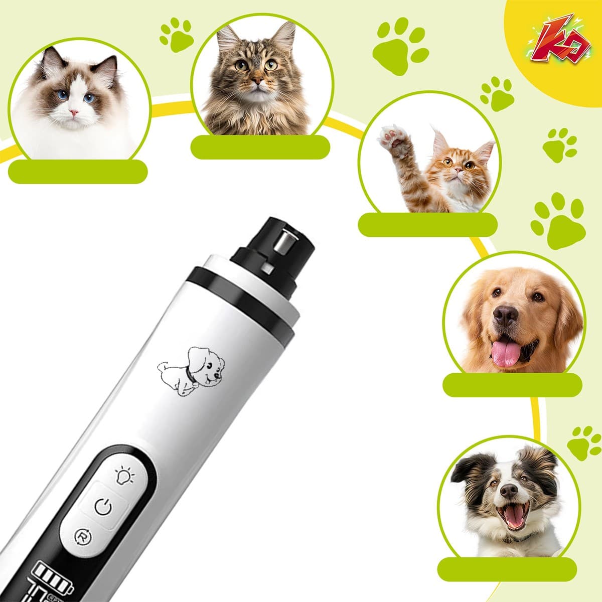 Silent Groom Pro Nail Grinder 2025 Upgraded Silent Groomer Pro Nail US 2