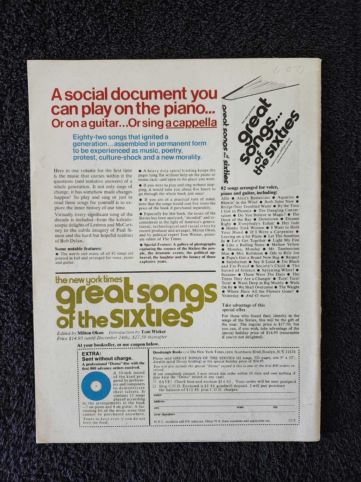 1970 Circus Music Magazine~Death Of Jimi Hendrix + Joni, Zeppelin, Iggy, Sly VF 2