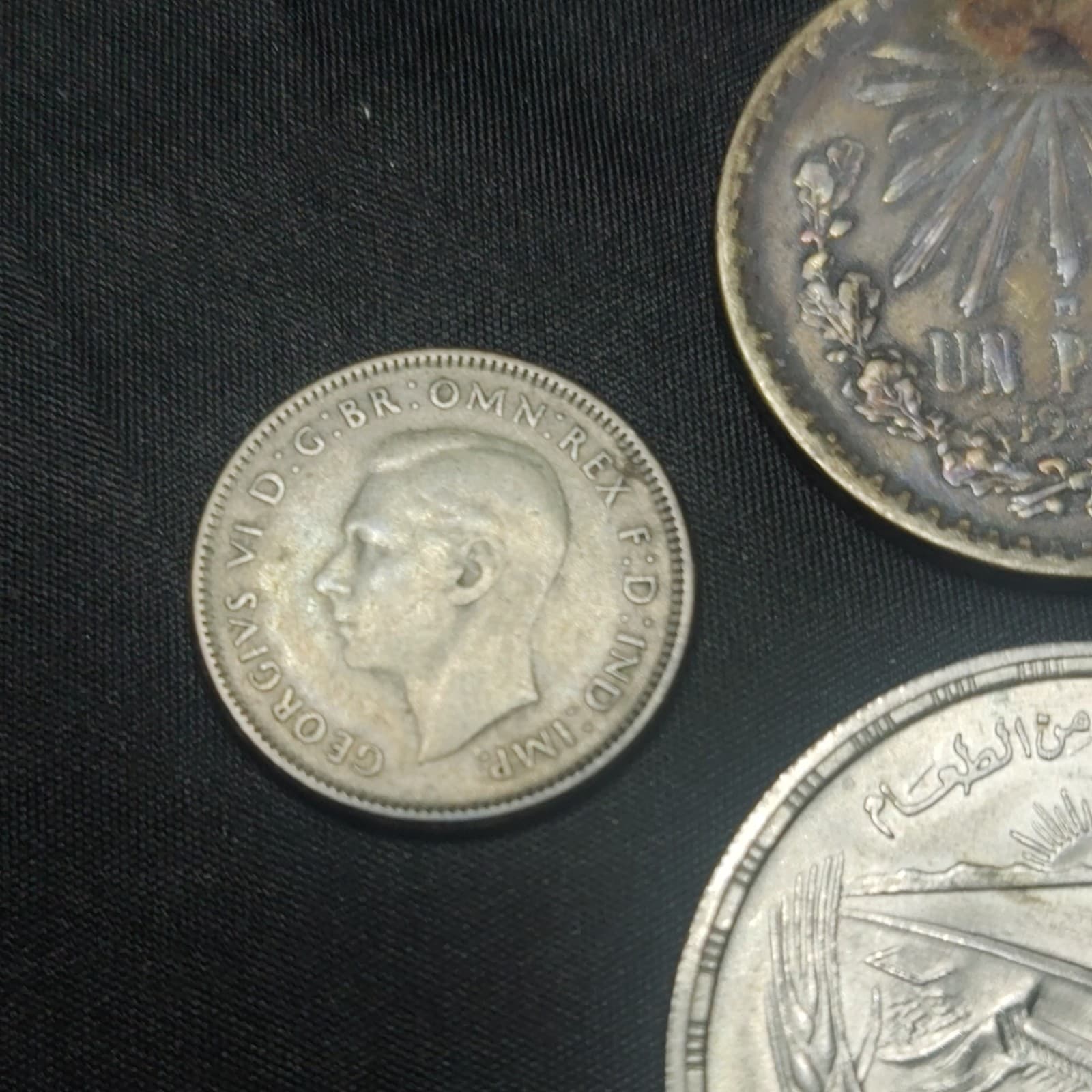 Lot of 7 world silver coins. Nice Variety  5