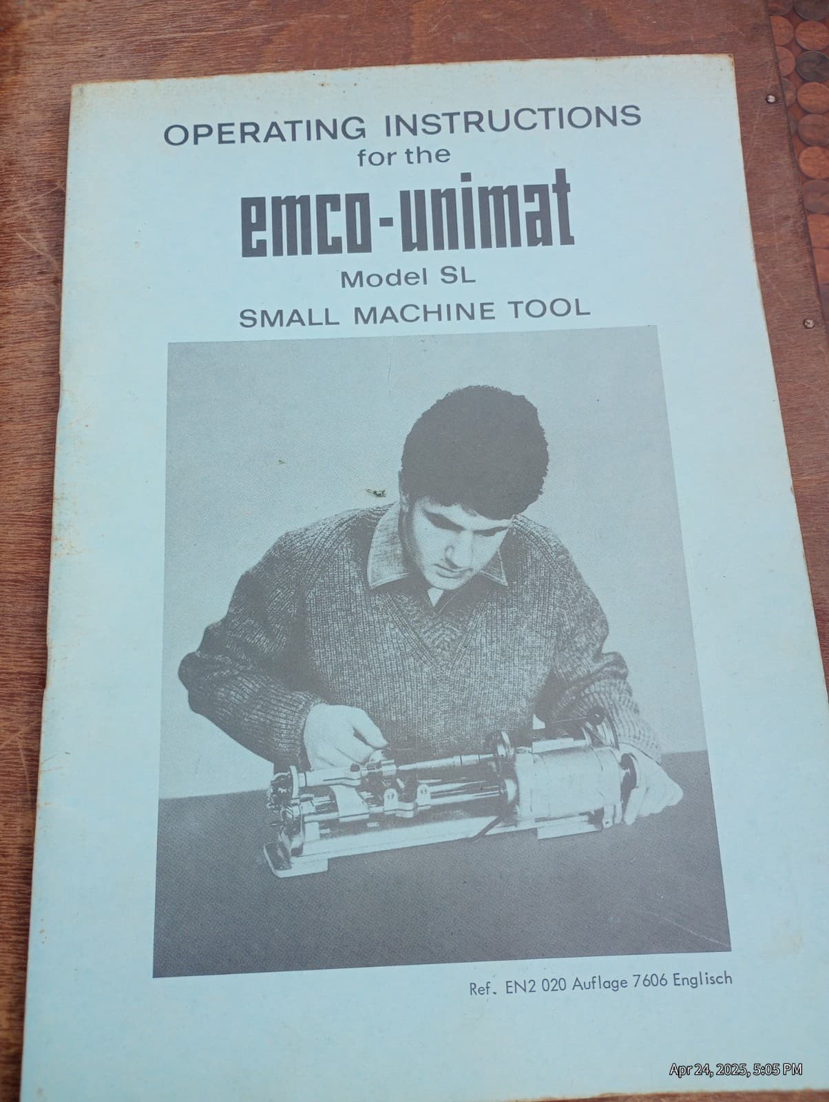 Unimat SL Model DB 200 Vintage Metal Lathe Mill  2