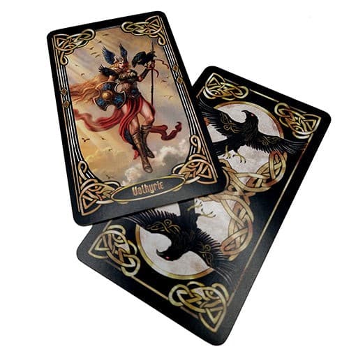 Futhark of the Shadowed Feather Runic Oracle  Norse Viking Tarot Rune Deck 3