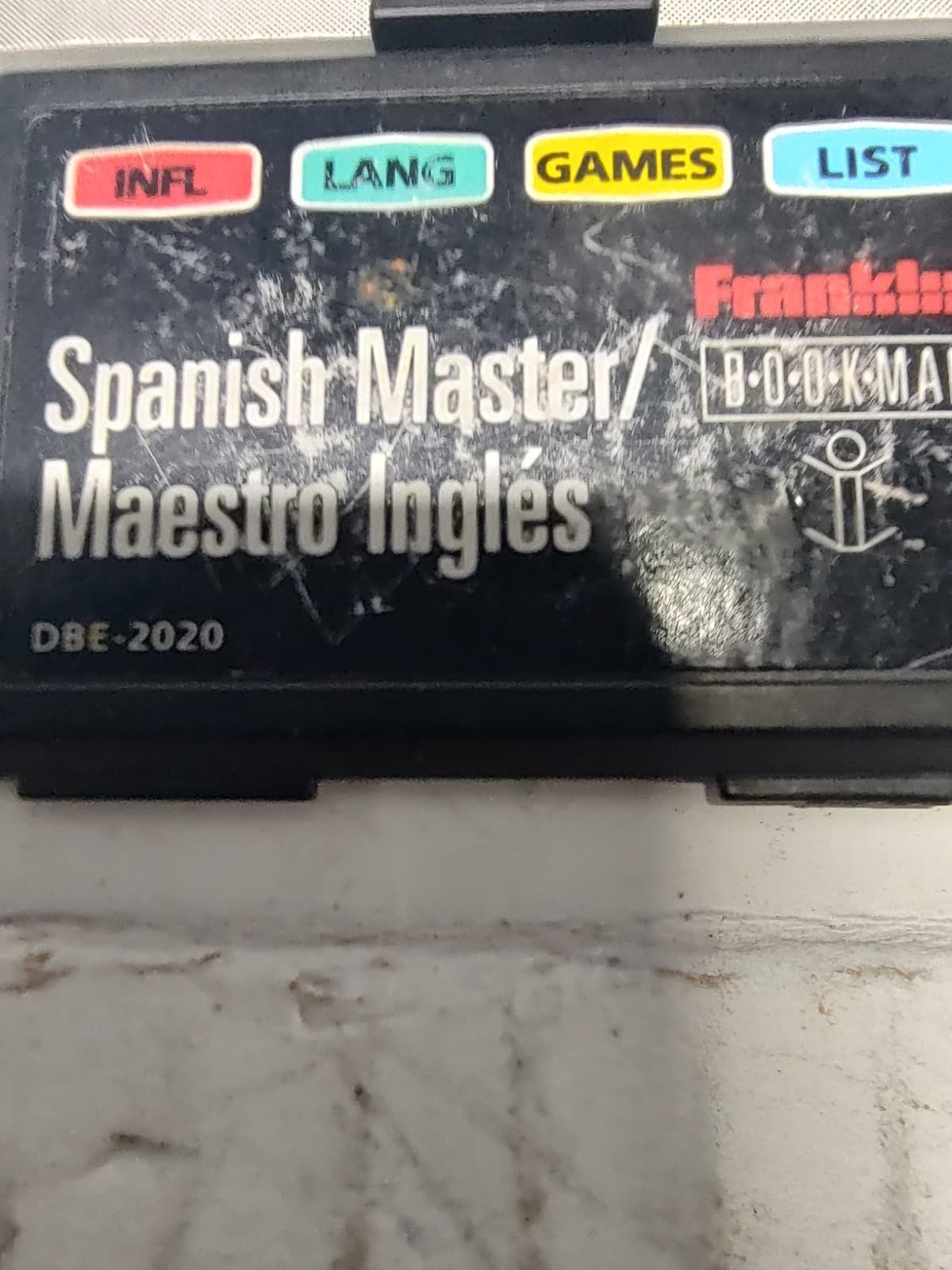 Lot 3 Franklin Bookman Cartridges Webters Dictionary Spanish Master Deusch 2