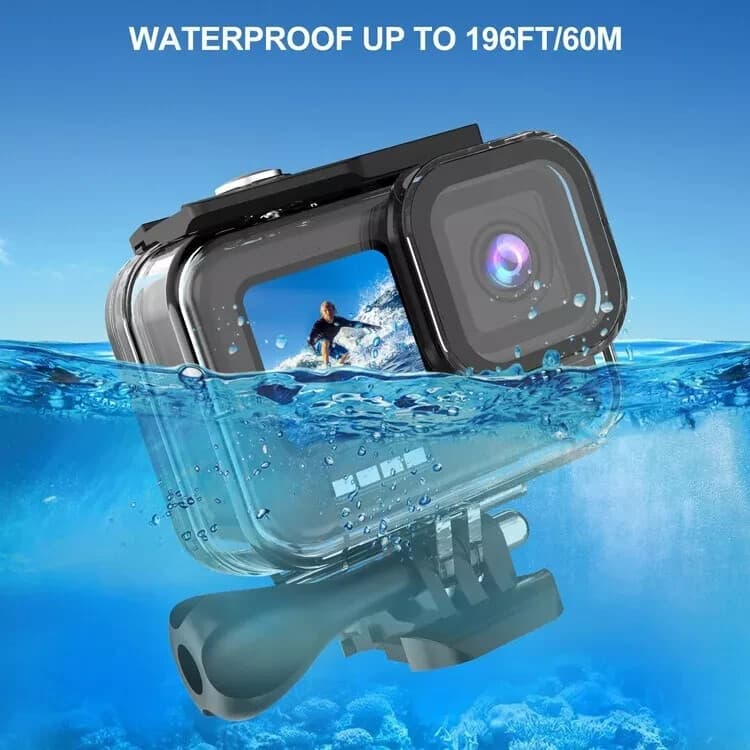 Waterproof Case For Gopro 13, 12 ,11 ,10, 9 Hero Black Diving Housing Protective 3