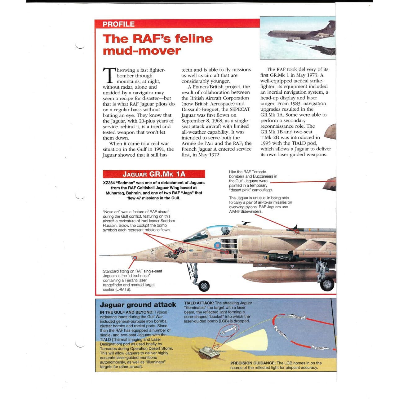 Vintage Sepecat Jaguar GR.Mk 1/GR.Mk 1B Modern Combat Aircraft No 26 Group 5  3