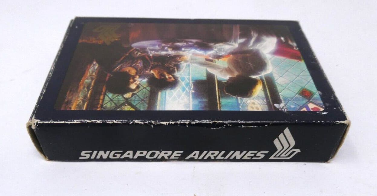 Singapore Airlines Copenhagen Playing Cards Ladies Drinking Tea Vintage EUC 4